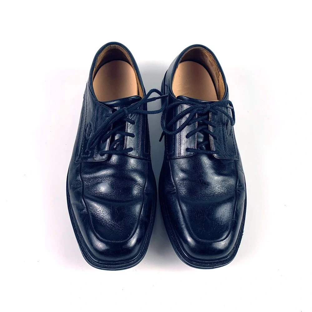 Dr. Comfort Classic Mens Dress Shoe Black Leather Sz 9.5W Medical Diabetic *READ